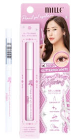 预售MilleSUPERSTARGLITTERINGGELLINERWATERPROOF-WH